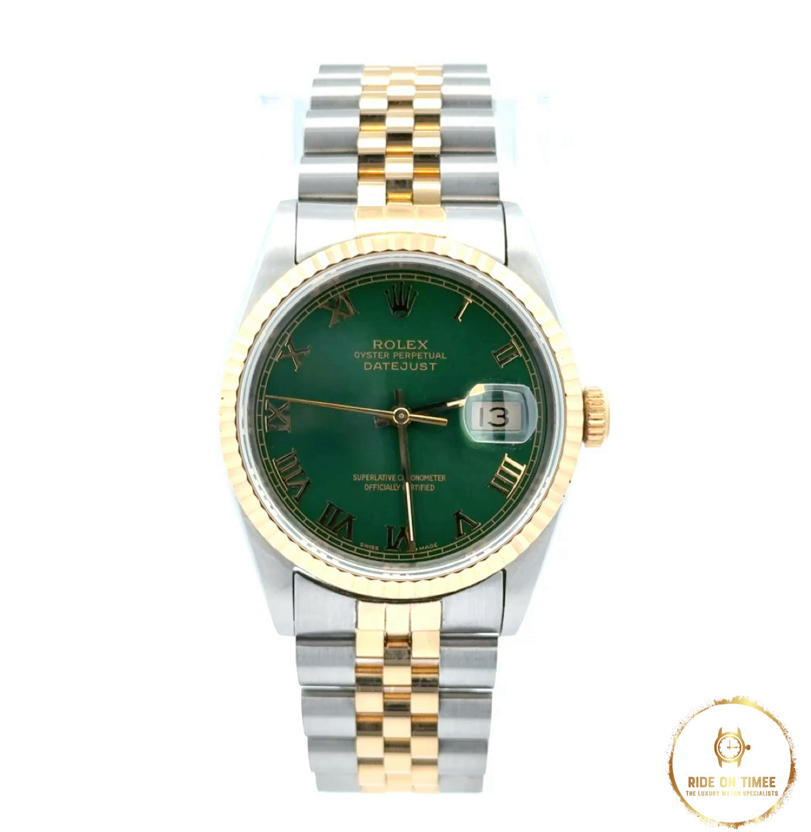 Rolex Datejust 36 Custom Green Roman Dial ‘16233’