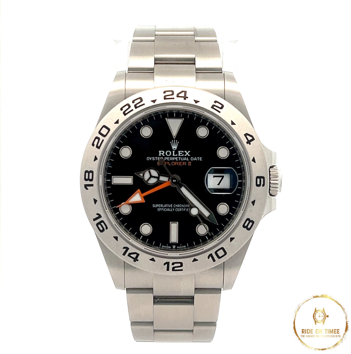 Rolex Explorer 2 Factory Black Dial ‘226570’ - Ride On Timee