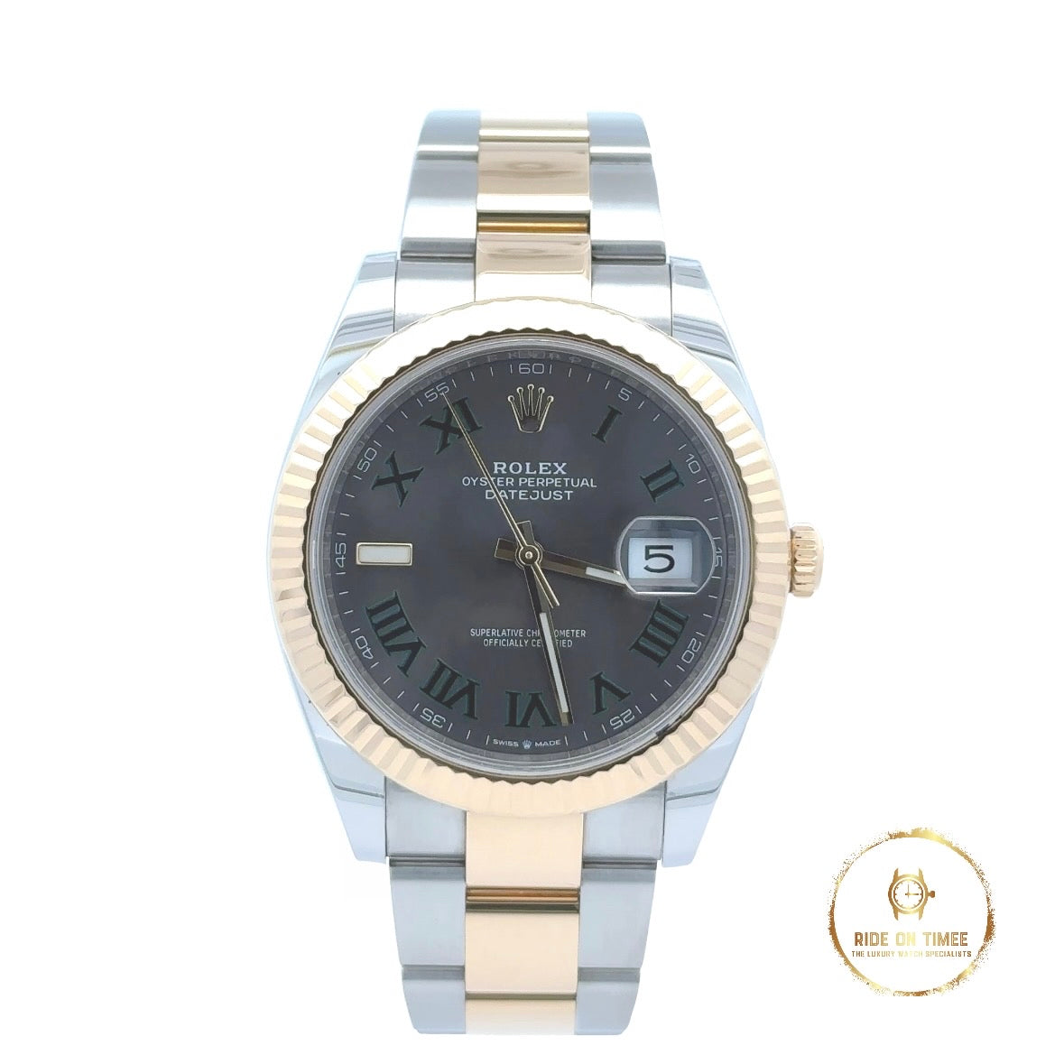 Rolex Datejust 41mm Factory Wimbledon Dial ‘126333’ - Ride On Timee
