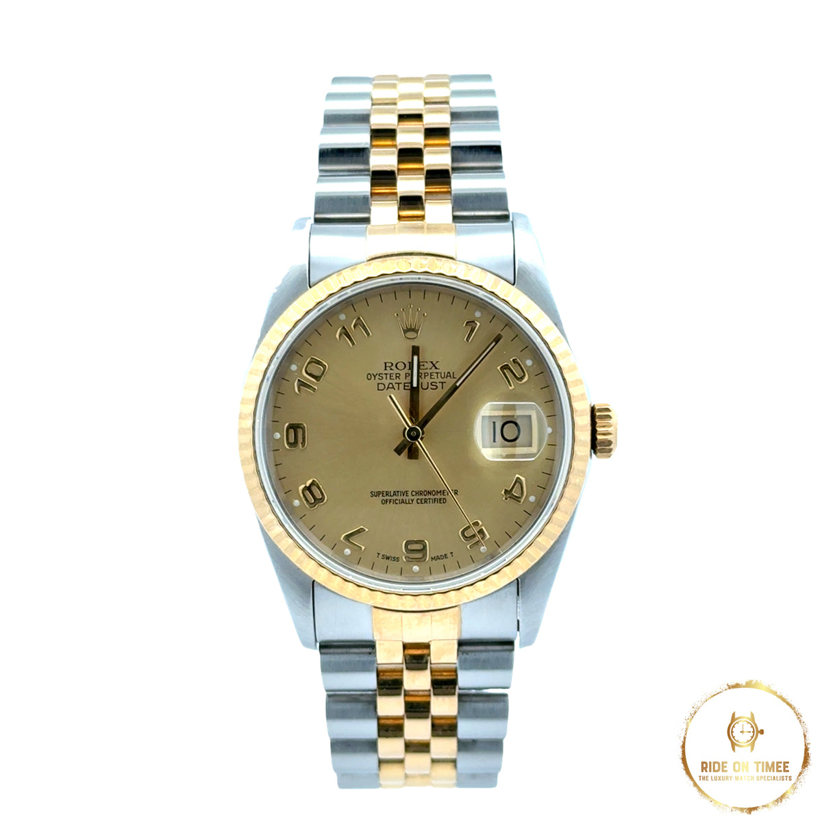 Rolex Datejust 36 Factory Champagne Arabic Dial ‘16233’