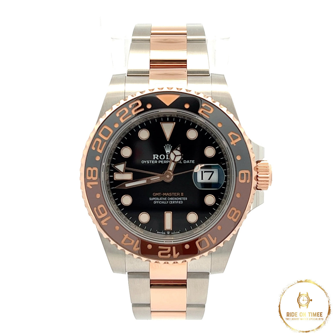 Rolex GMT Master ii Root Beer ‘126711CHNR’ - Ride On Timee