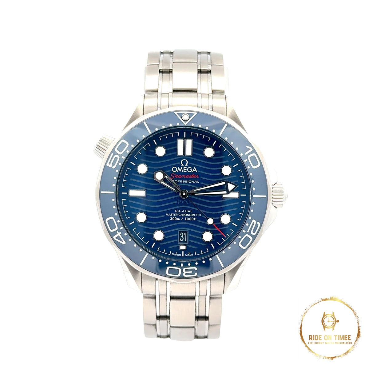 Omega Seamaster Diver 300M Blue Wave Dial & Bezel