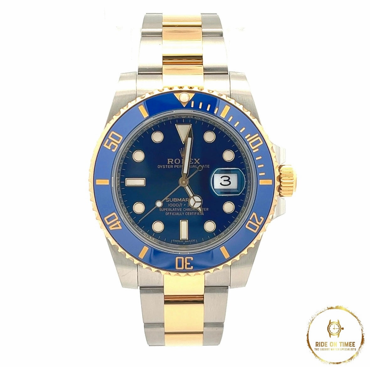 Rolex Submariner Date 40mm Blue Kit ‘116613LB’ - Ride On Timee