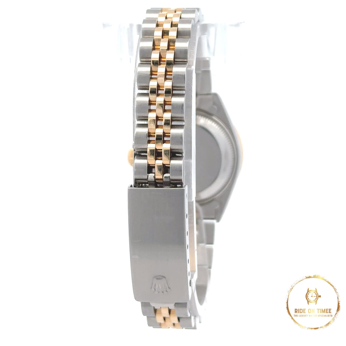 Ladies Rolex Datejust 26 Factory Champagne Baton Dial ‘69173’ - Ride On Timee