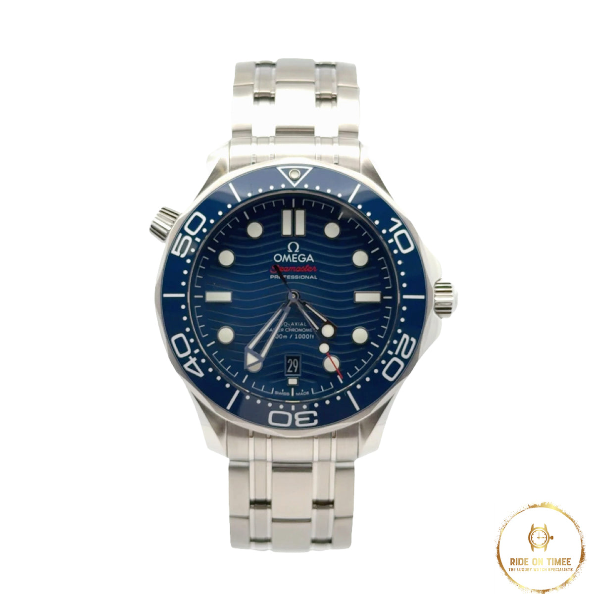 Omega Seamaster Diver 300M Blue Wave Dial & Bezel