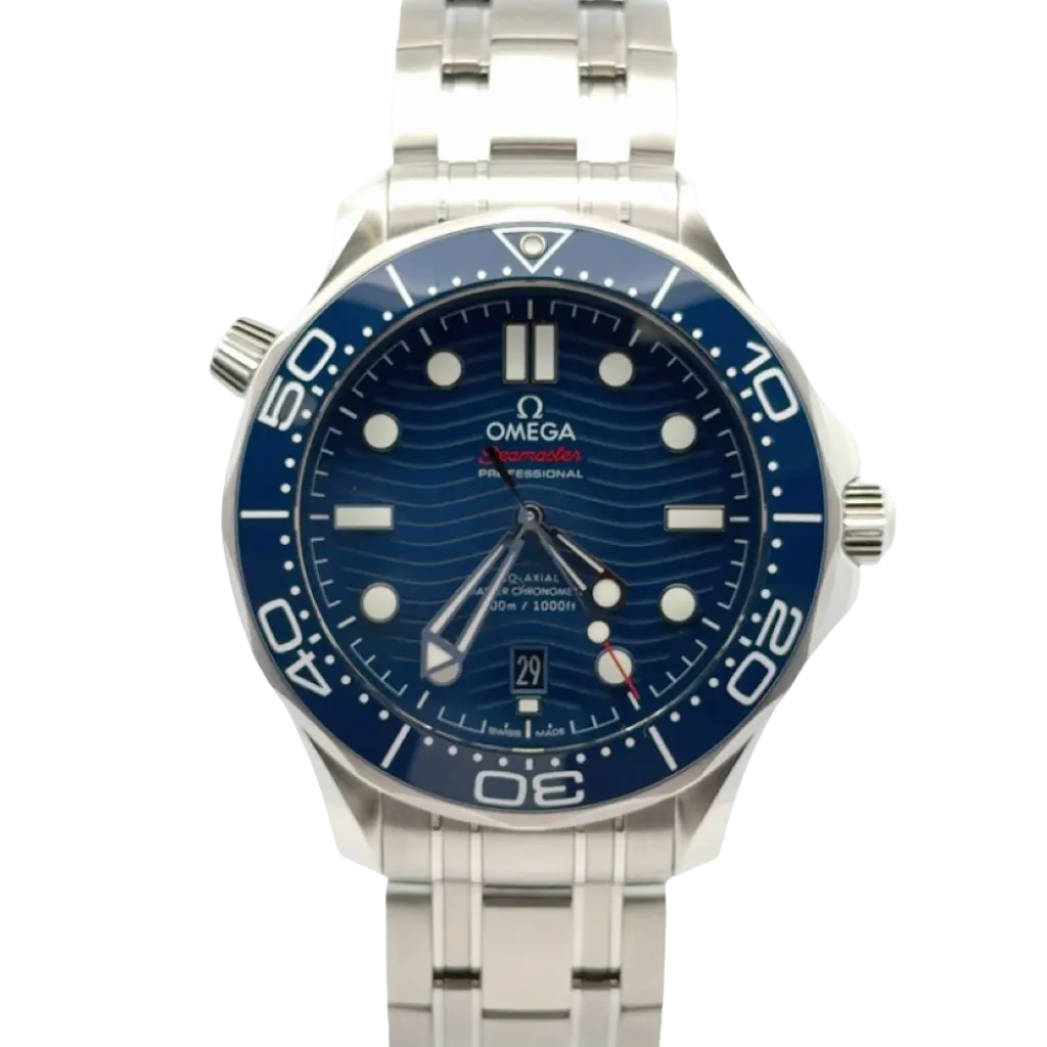 Omega Seamaster Diver 300M Blue Wave Dial & Bezel