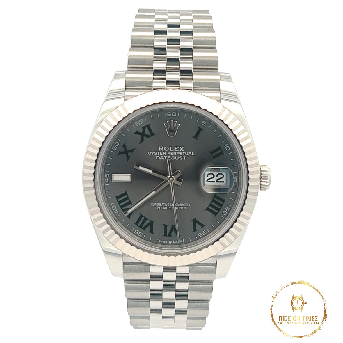 Rolex Datejust 41 Factory Wimbledon Dial ‘126334’ - Ride On Timee