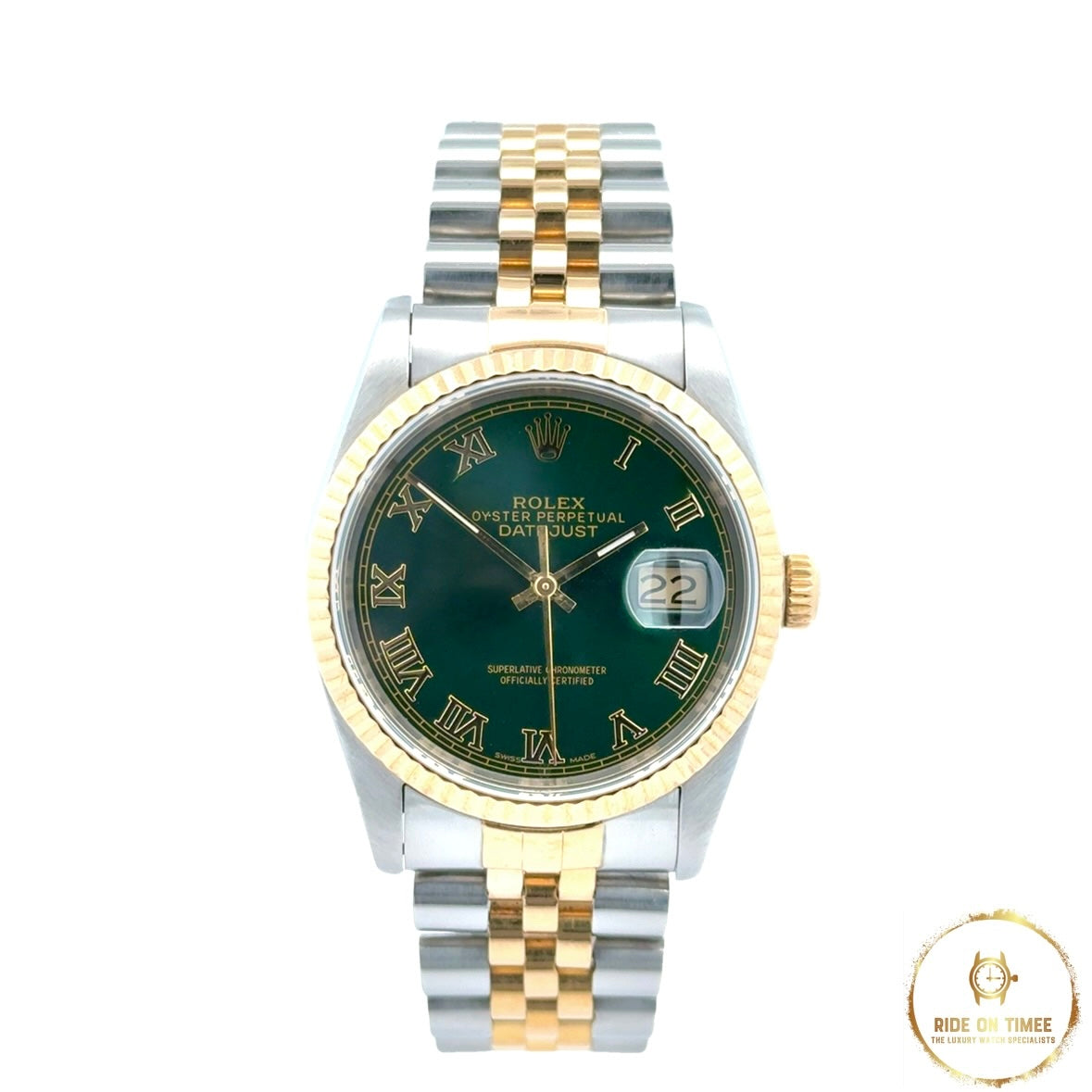 Rolex Datejust 36 Custom Green Roman Dial ‘16233’