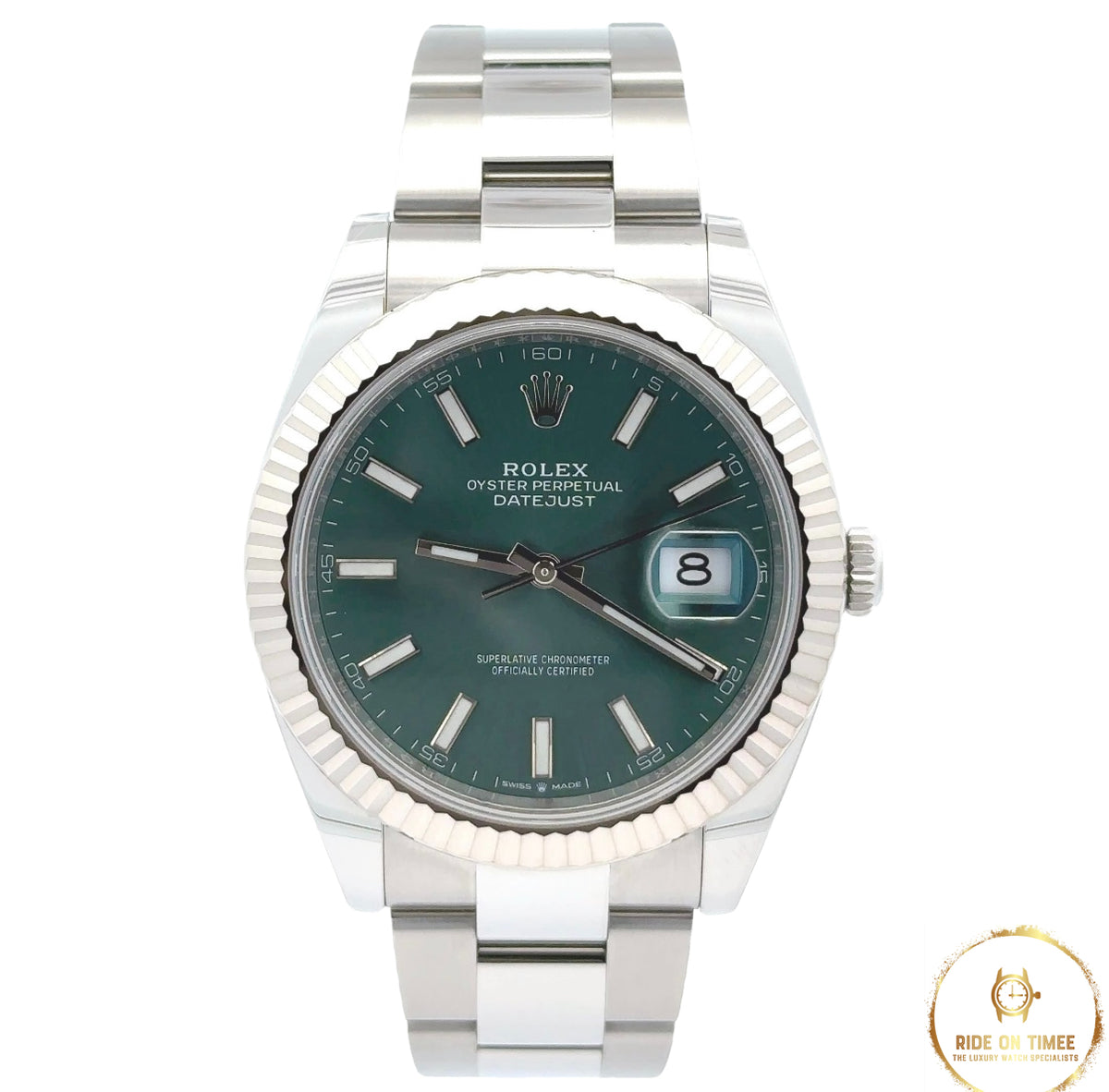 Rolex Datejust 41 Factory Mint Green Dial ‘126334’