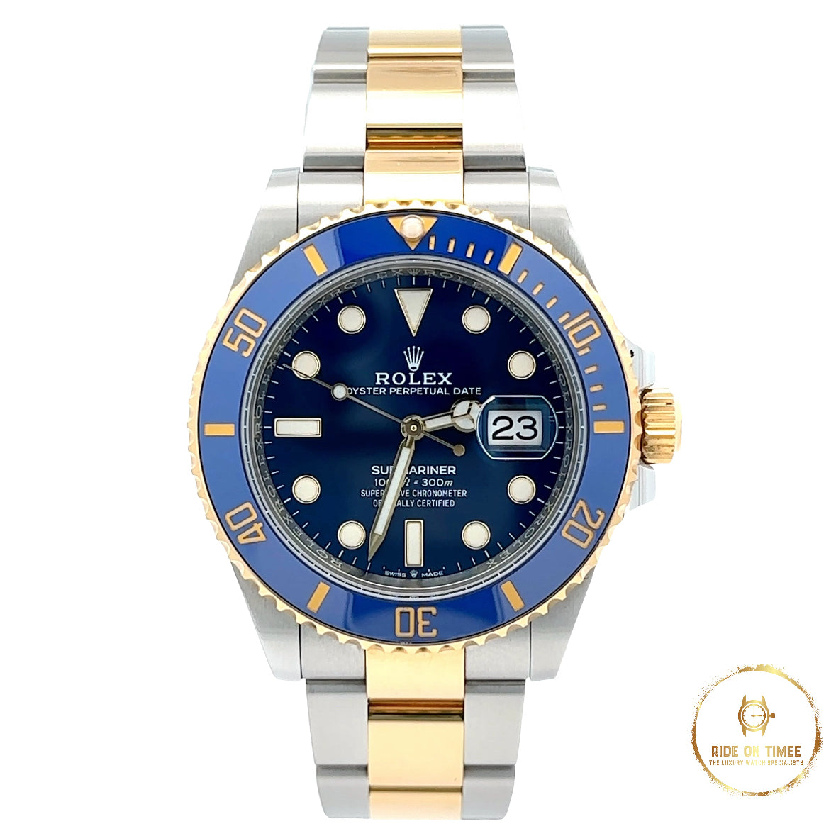 Rolex Submariner Date 41mm Factory Blue Dial ‘126613LB’ - Ride On Timee