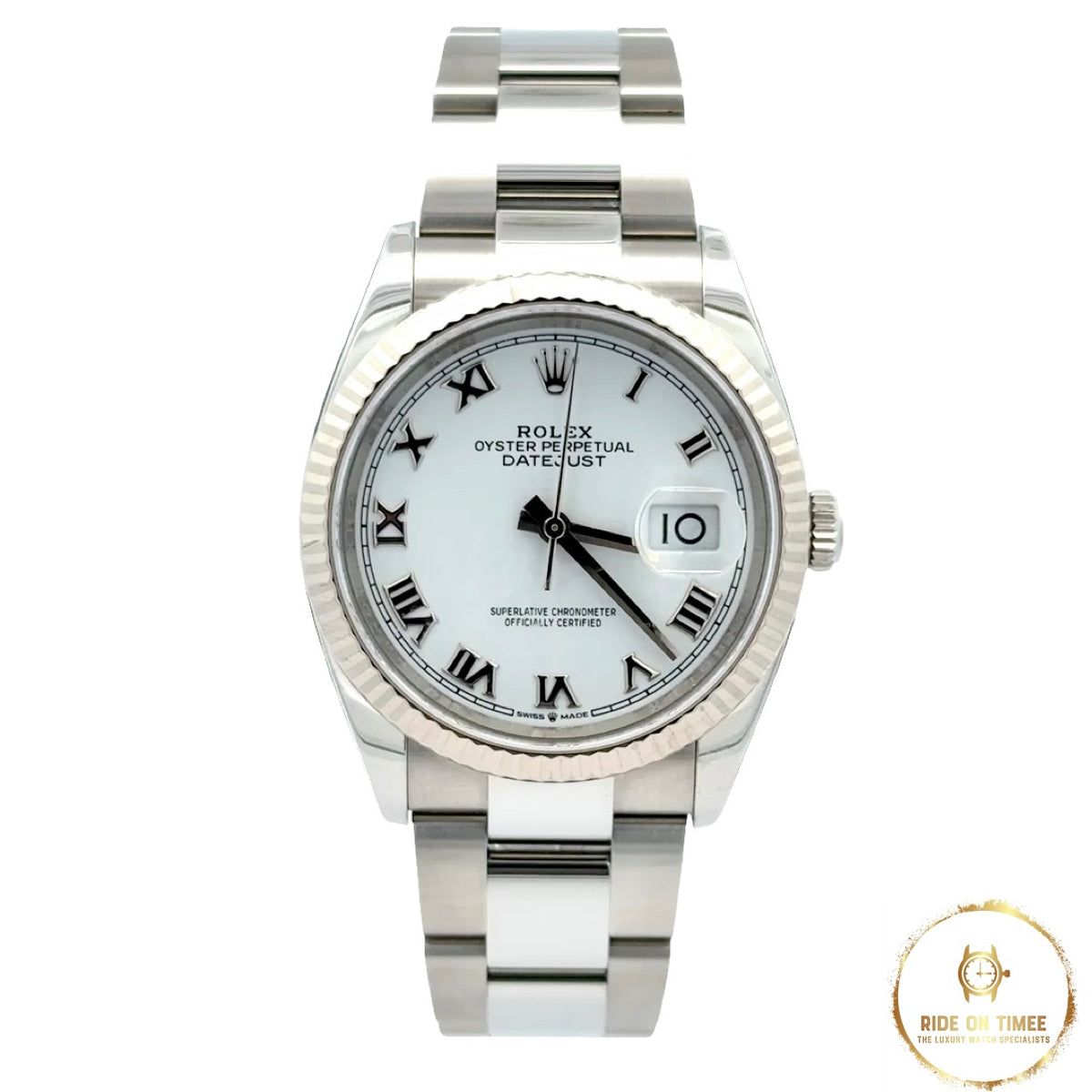 Rolex Datejust 36 White Roman ‘126234’