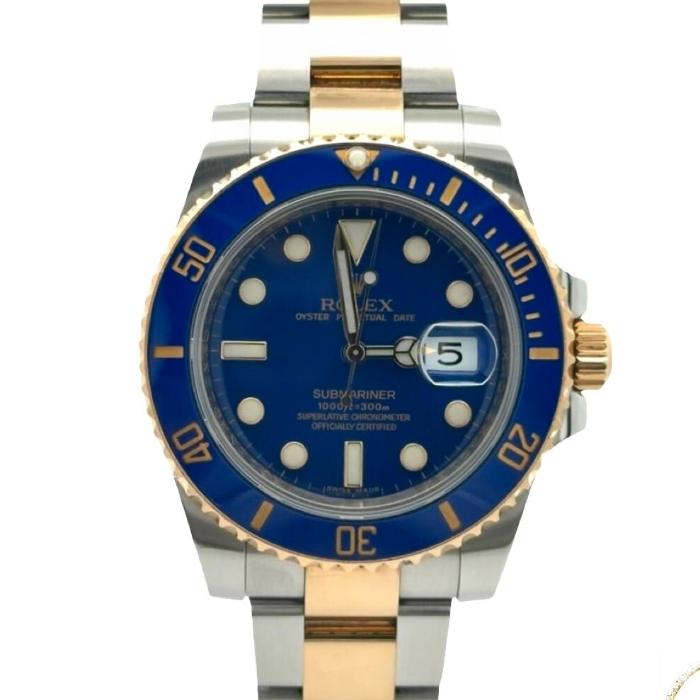 Rolex Submariner Date Rare Non Sunburst Dial '116613LB'