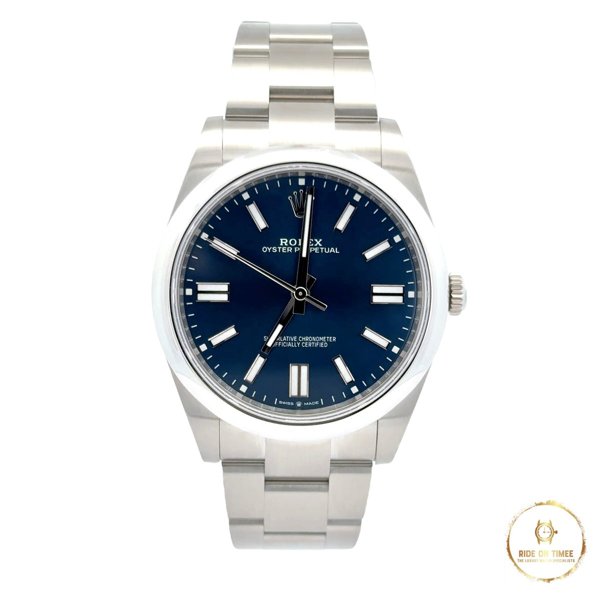 Rolex Oyster Perpetual 41 Sunburst Blue Dial ‘124300’