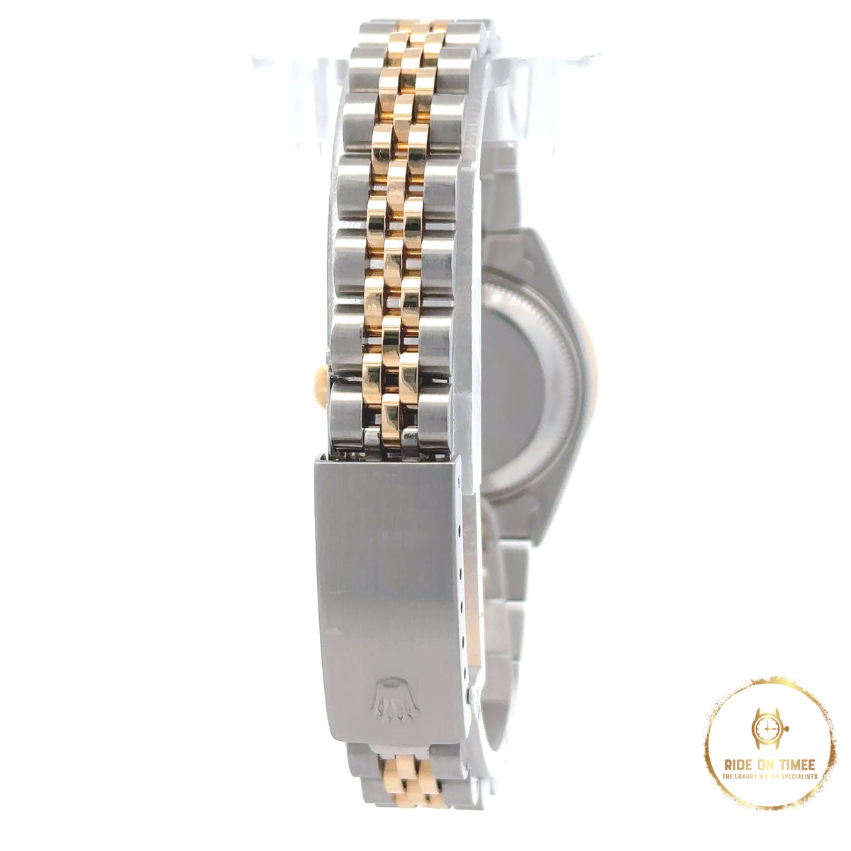 Ladies Rolex Datejust 26 Factory White Roman Dial ‘69173’ - Ride On Timee