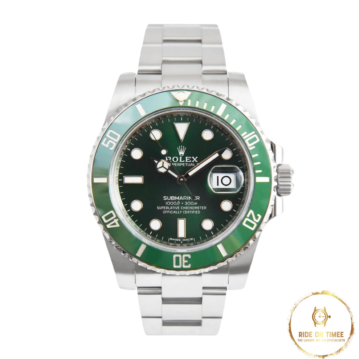 Rolex Submariner Date Discontinued 116610LV ‘Hulk’