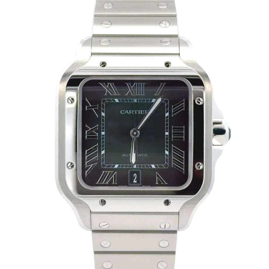 Cartier De Santos XL 39.8mm Factory Green Dial ‘WSSA0062’