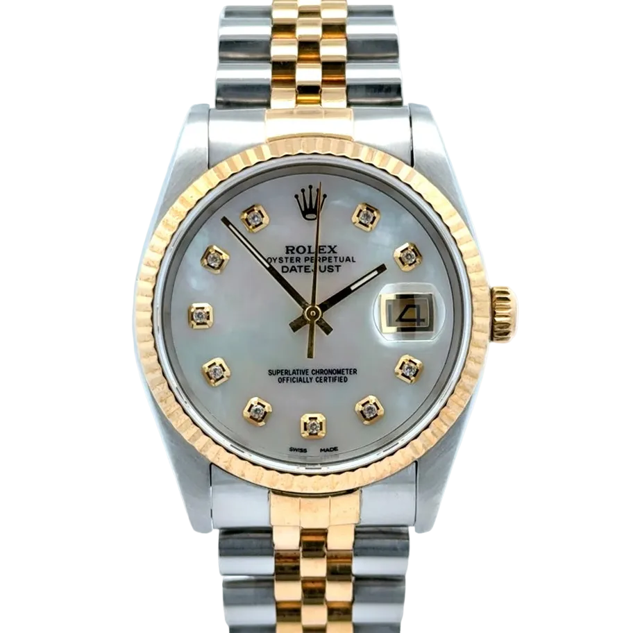 Rolex Datejust 36 Custom MOP Diamond Dial ‘16233’