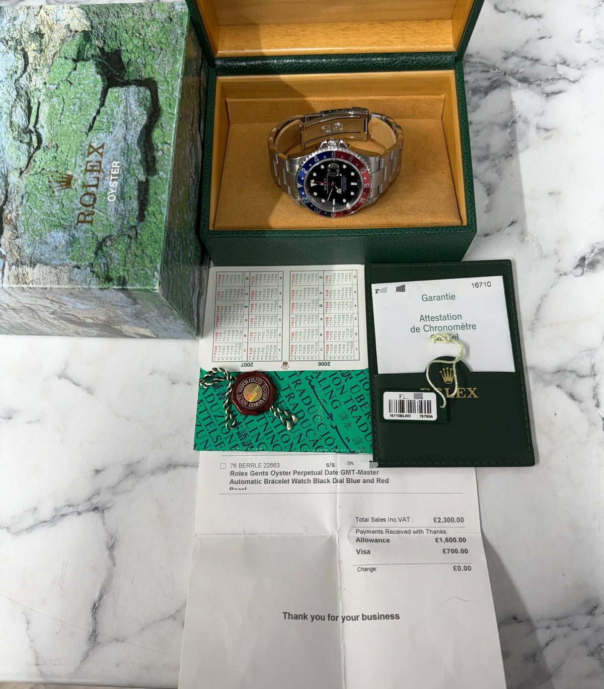 Rolex GMT Master 2 Pepsi ‘16710BLRO’