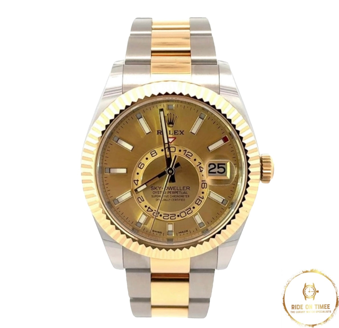 Rolex Sky-Dweller Champagne Baton Dial ‘326933’