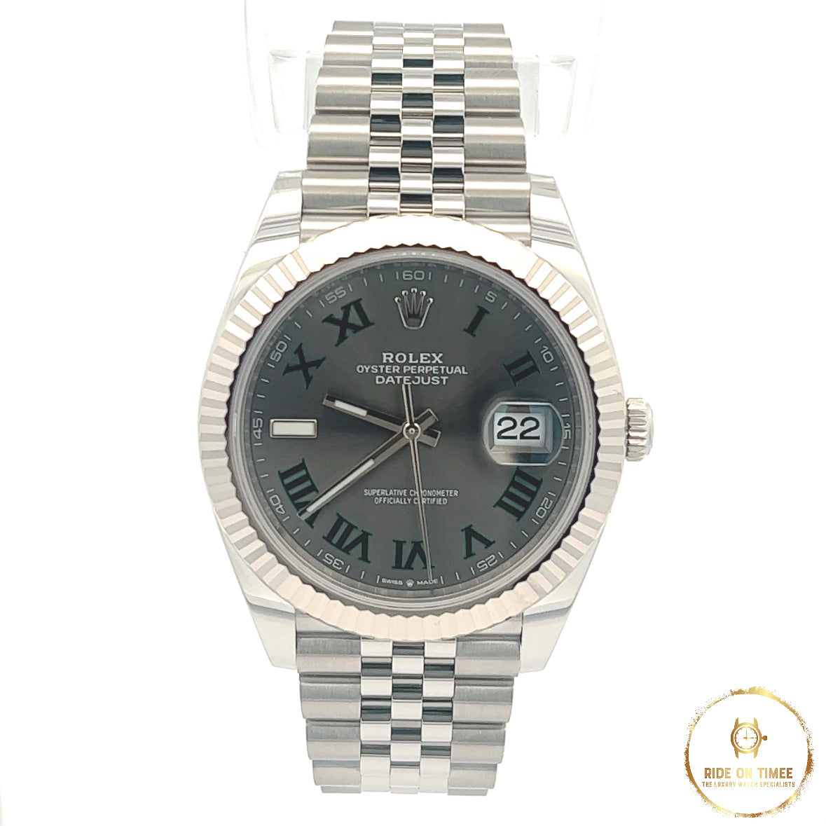 Rolex Datejust 41 Factory Wimbledon Dial 126334